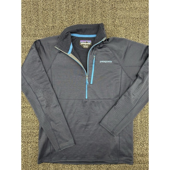 Patagonia Other - PATAGONIA R1 Regulator 1/2 Zip Polartec Fleece Crosslayer Mens Size Medium Blue